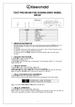 Kleenmaid DW22I Quick Start Manual preview