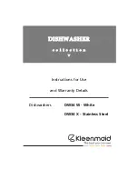 Kleenmaid DW29 W Instructions For Use And Warranty Details preview