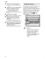 Предварительный просмотр 22 страницы Kleenmaid DW39X Instructions For Use Manual