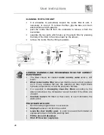 Предварительный просмотр 28 страницы Kleenmaid DW6011 Instructions For Use Manual