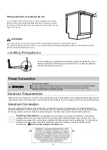 Preview for 20 page of Kleenmaid DW6020XB Instructions For Use And Warranty Details