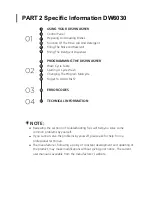 Preview for 4 page of Kleenmaid DW6030 Instructions For Use And Warranty Details