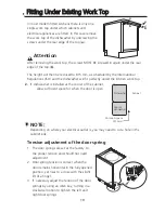 Preview for 22 page of Kleenmaid DW6030 Instructions For Use And Warranty Details