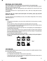 Preview for 9 page of Kleenmaid FEC 600 X Instructions For Use And Warranty Details