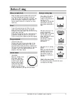 Preview for 8 page of Kleenmaid FEC500W Instructions For Use And Warranty Details