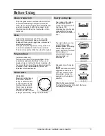 Preview for 9 page of Kleenmaid FEC605W Instructions For Use And Warranty Details