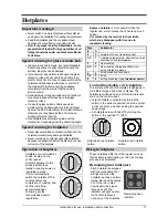 Preview for 11 page of Kleenmaid FEC605W Instructions For Use And Warranty Details