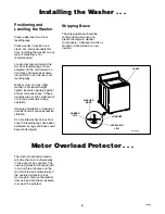 Preview for 6 page of Kleenmaid KAW793 Installation Instructions Manual