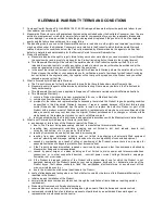 Preview for 11 page of Kleenmaid KCDV60 Instructions For Use And Warranty Details