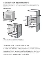 Preview for 10 page of Kleenmaid KCOMF6010 Instructions For Use And Warranty