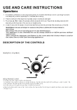 Preview for 9 page of Kleenmaid KCRHSCK90 Instructions For Use And Warranty Details