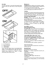 Предварительный просмотр 18 страницы Kleenmaid KCRHSO6010 Instructions For Use And Warranty Details