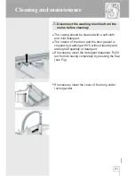 Preview for 21 page of Kleenmaid KFL1000 Instructions For Use Manual