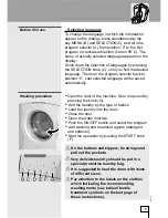 Предварительный просмотр 11 страницы Kleenmaid KFL1600 Instructions For Use Manual