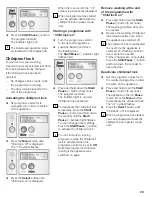 Preview for 23 page of Kleenmaid KFL2000 Instructions For Use Manual