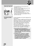 Preview for 8 page of Kleenmaid KFL850 Instructions For Use Manual