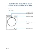 Preview for 8 page of Kleenmaid LW8014 Instructions For Installation Manual