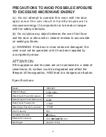 Preview for 3 page of Kleenmaid MWG4510 Instructions For Use Manual