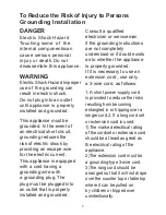 Preview for 8 page of Kleenmaid MWG4510 Instructions For Use Manual