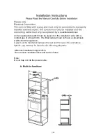 Preview for 20 page of Kleenmaid MWG4512 Instructions For Use And Warranty Details