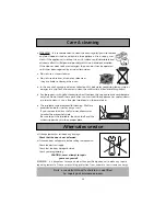 Preview for 24 page of Kleenmaid MWK200 Instructions For Use And Warranty Details