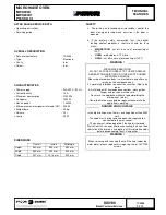 Preview for 3 page of Kleenmaid MWK200X Technical Instructions