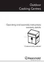 Preview for 1 page of Kleenmaid OCCCAB Operating And Assembly Instructions, Warranty Details