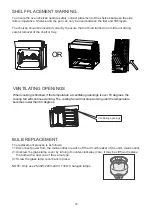 Preview for 12 page of Kleenmaid OMF6014 Instructions For Use And Warranty Details