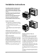 Предварительный просмотр 16 страницы Kleenmaid OMF9022 Instructions For Use Manual