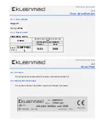 Preview for 4 page of Kleenmaid OMFP6011 Product Documentation