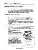 Preview for 13 page of Kleenmaid RFD170 Instructions For Use & Warranty