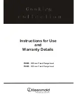 Kleenmaid RH60 Instructions For Use Manual preview