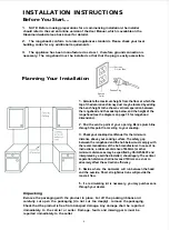 Предварительный просмотр 6 страницы Kleenmaid RHSCK121 Instructions For Use And Warranty Details