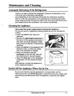 Preview for 10 page of Kleenmaid RRB146 Instructions For Use And Warranty Details