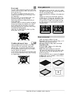 Preview for 8 page of Kleenmaid TO101X Instructions For Use Manual