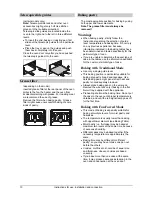 Preview for 9 page of Kleenmaid TO200W Instructions For Use And Warranty Details