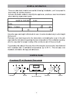 Preview for 4 page of Kleenmaid TO552X Installation And Operating Instructions Manual