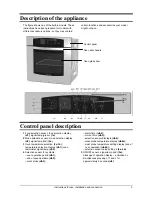 Предварительный просмотр 5 страницы Kleenmaid TO600W Instructions For Use Manual