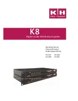 Предварительный просмотр 1 страницы Klein + Hummel K8-AI8 Operating Manual