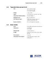 Preview for 23 page of Klein Marine Systems, Inc. HYDROCHART 3500 Operation And Maintenance Manual