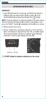 Предварительный просмотр 12 страницы Klein Tools 09264469018 Instruction Manual