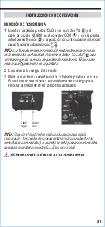 Предварительный просмотр 31 страницы Klein Tools 09264469018 Instruction Manual