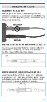 Предварительный просмотр 45 страницы Klein Tools 09264469018 Instruction Manual