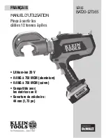 Preview for 25 page of Klein Tools BAT20-12T165 SERIES Instruction Manual