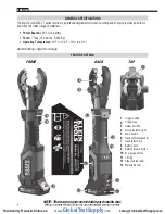 Предварительный просмотр 2 страницы Klein Tools BAT20-7T Series Instruction Manual