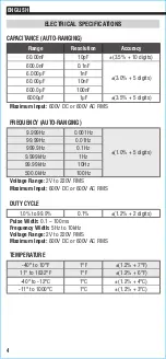 Предварительный просмотр 4 страницы Klein Tools CAT III Instruction Manual