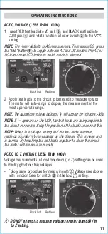 Предварительный просмотр 11 страницы Klein Tools CAT III Instruction Manual