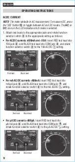 Предварительный просмотр 12 страницы Klein Tools CAT III Instruction Manual