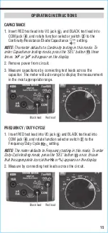 Предварительный просмотр 15 страницы Klein Tools CAT III Instruction Manual