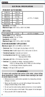 Предварительный просмотр 4 страницы Klein Tools CL800E Instruction Manual